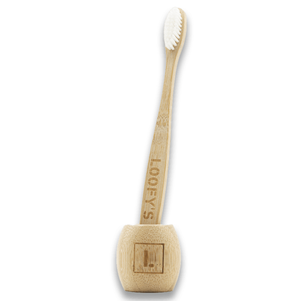 Loofys-tandenborstelhouder+tandenborstel-wit-1
