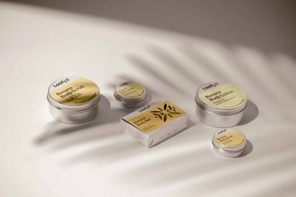 banana body lotion banana body scrub banana body bar loofys
