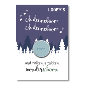 Oh denneboom kerst kaart loofys