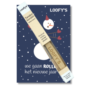 Sneeuwpop tandenborstel loofys