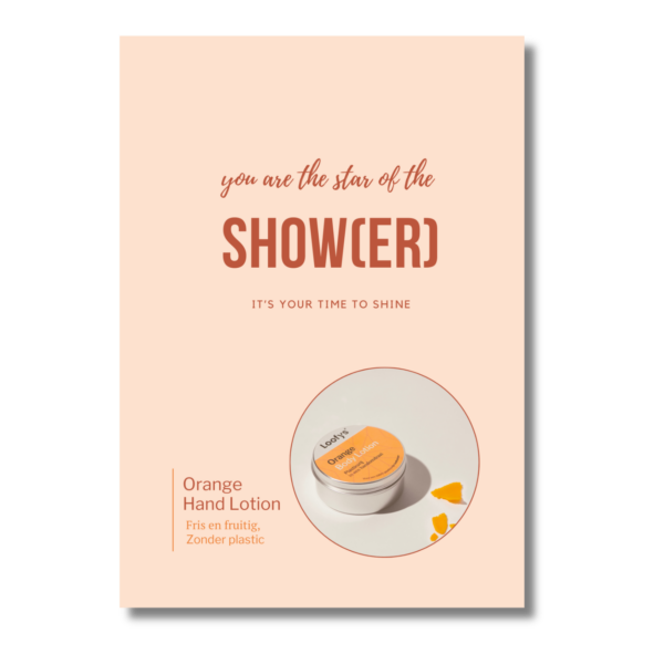 kerst kaarts lotion loofys