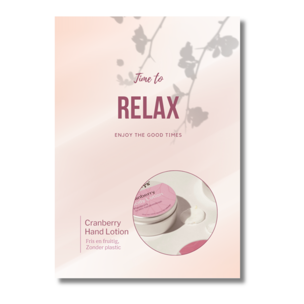 kerst kaart lotion loofys