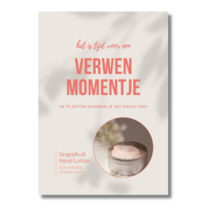 kerst kaart lotion loofys