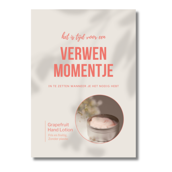 kerst kaart lotion loofys