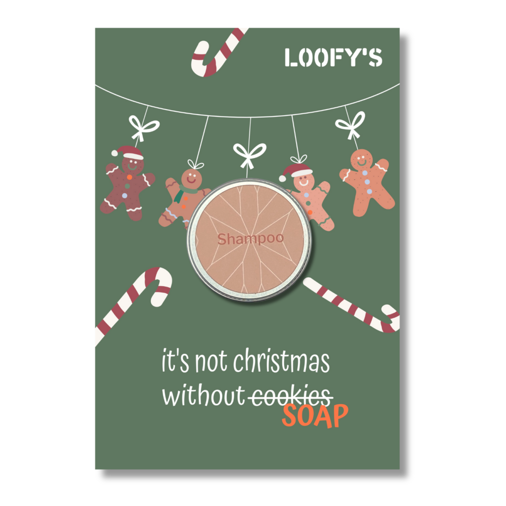 gingerbread kerst kaart loofys