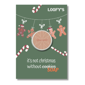 gingerbread kerst kaart loofys