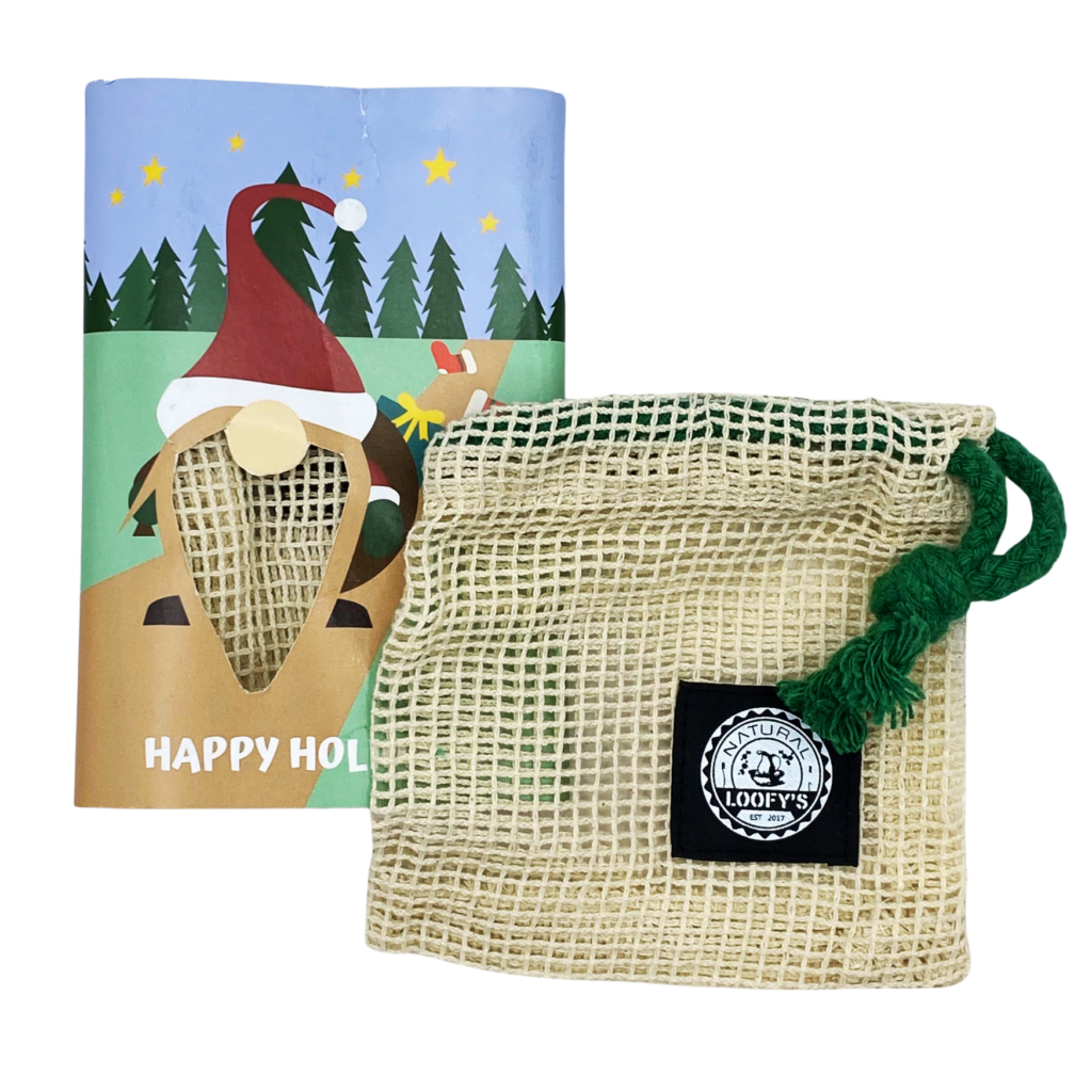 kerst kaart zeepzakje loofys