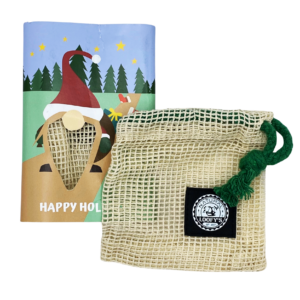 kerst kaart zeepzakje loofys