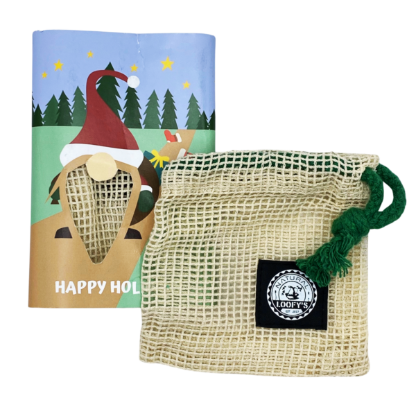 kerst kaart zeepzakje loofys